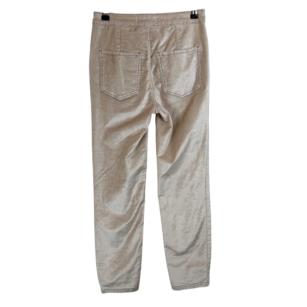 NWT Free People Sweet Jane Velvet Skinny Pants Champagne 26 - Picture 6 of 10
